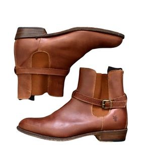 Frye cognac Leather Dorado Chelsea Boots